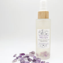 Load image into Gallery viewer, Sweet Dreams Pillow Spray with Essential Oils & Amethyst Crystals - Promotes Relaxation & Improves Sleep