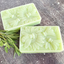 Load image into Gallery viewer, Rosemary & Sage Soap - Honey & Olive Oil with Mango, Shea and Cocoa Butters