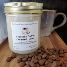 Load image into Gallery viewer, Espresso Coffee Creamed Honey - All Natural & Organic