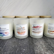 Load image into Gallery viewer, Cozy Fall Luxury Candles - Wood Wick - Gemtones - 4 Aroma Options