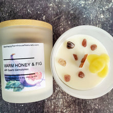 Load image into Gallery viewer, Cozy Fall Luxury Candles - Wood Wick - Gemtones - 4 Aroma Options