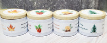 Load image into Gallery viewer, LIMITED RELEASE!  Farmhouse Holiday Candles - Set of 4