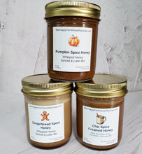 Load image into Gallery viewer, LIMITED RELEASE - Spiced Whipped Honey Taster Set of 3 - Honey Gift Set
