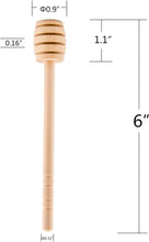 Load image into Gallery viewer, Natural Wood Honey Dipper