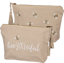 Load image into Gallery viewer, Bee You Tiful Zipper Pouch
