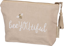 Load image into Gallery viewer, Bee You Tiful Zipper Pouch
