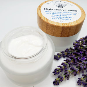 Deep Hydration Night Cream with Lavender Oil - NOW with Vegan Collagen