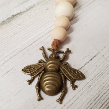 Load image into Gallery viewer, Farmhouse Bee - Wooden Bead Diffuser
