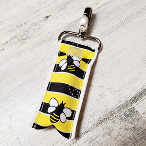 Happy Bee Lip Balm Bag Clip & Lip Butter (tube) Set