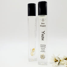 Load image into Gallery viewer, Sunny Yuzu - Natural Organic Perfume - Sunflower &amp; Daisies - Citrine Gemstones
