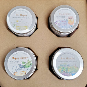 Tea Lovers Gift Set - Organic Farmhouse Herbal Teas