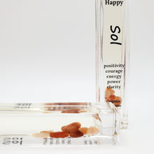 Load image into Gallery viewer, Sol - Natural Organic Perfume - Sweet Citrus &amp; Amber - Carnelian Gemstones
