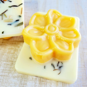 LAST ONE!  Honey & Orange Blossom - Safe & Natural Wax Melts with Dried Citrus Herbals