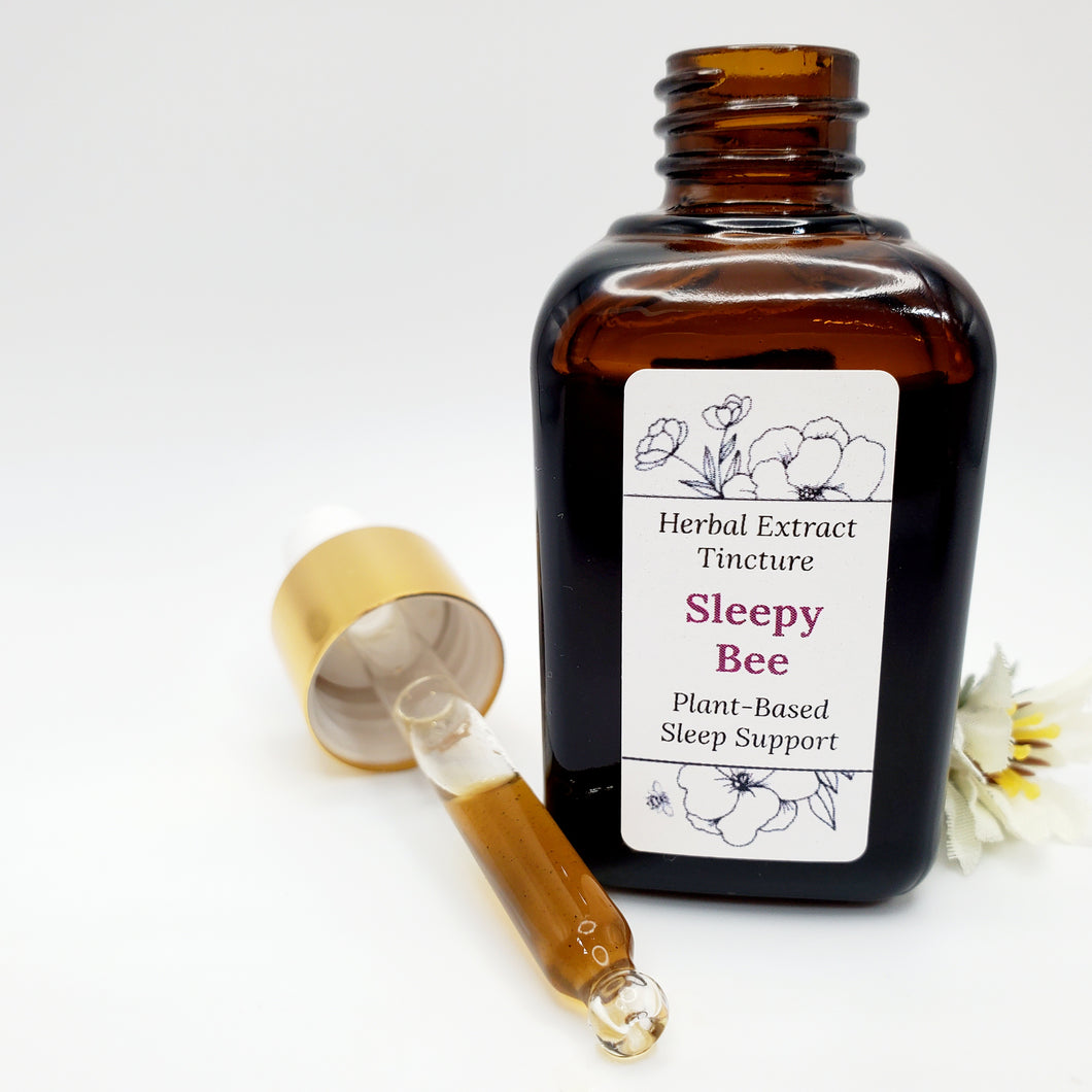 Sleepy Bee - Herbal Extract -  Supporting Peaceful & Restful Sleep - Tincture Supplement