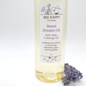 Sleep Well - Herbal Bath Oil Packed with Nourishing Organic Oils