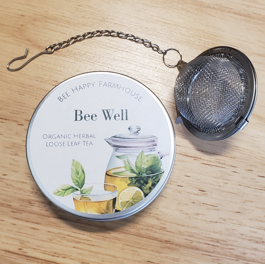 BEE WELL Sampler Set - Herbal Tea & Infuser