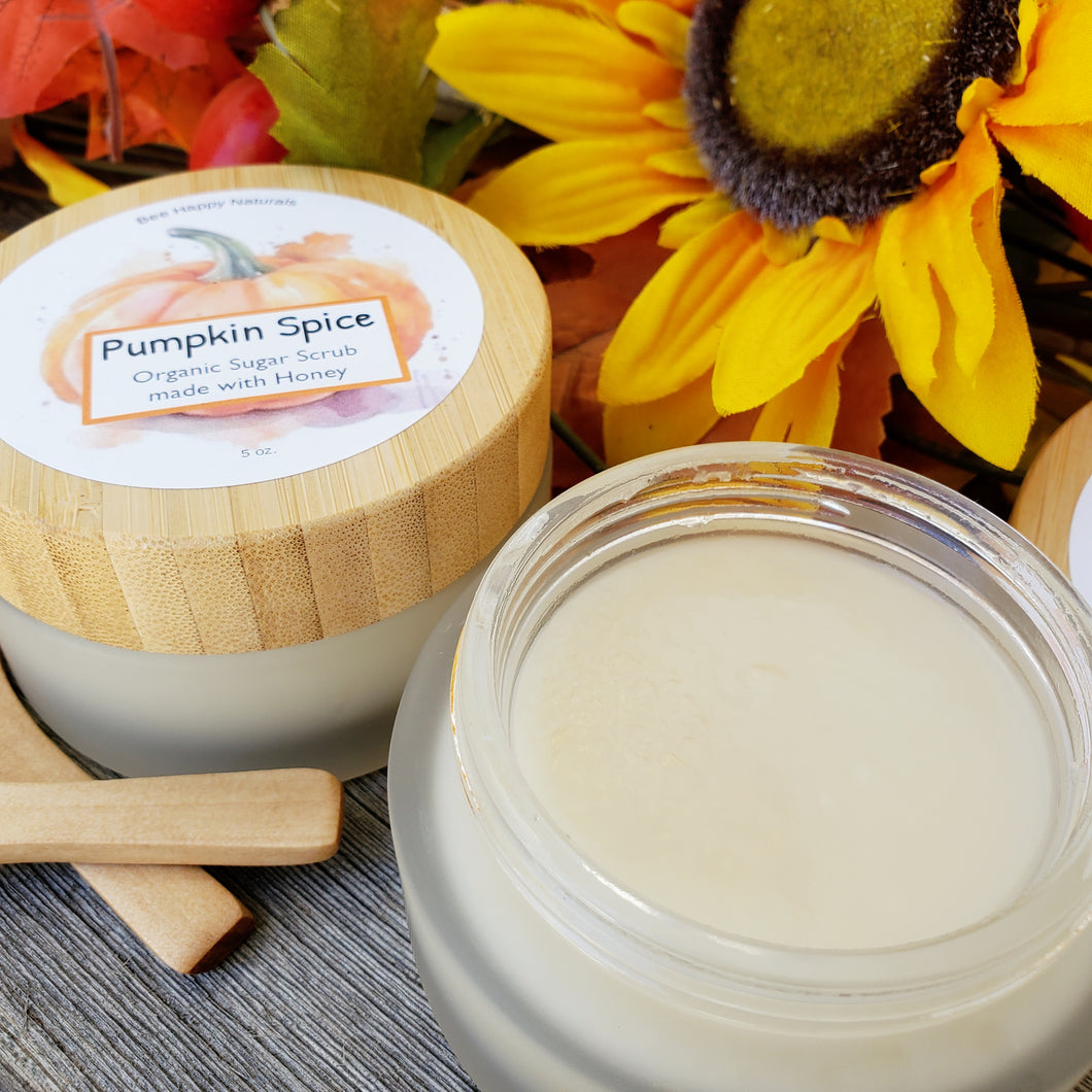 Pumpkin Spice - ORGANIC SUGAR SCRUB - Natural Body Polish
