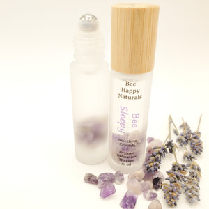 Bee Sleepy - Rest & Relax - All Natural Aromatherapy Oil with Amethyst Crystals