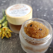 Load image into Gallery viewer, Lip Scrub - Natural Exfoliation - Honey, Brown Sugar, Vanilla Bean - Coconut Oil
