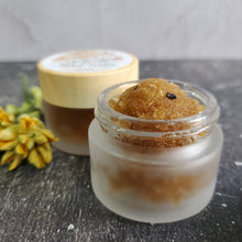 Load image into Gallery viewer, Lip Scrub - Natural Exfoliation - Honey, Brown Sugar, Vanilla Bean - Coconut Oil
