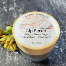 Load image into Gallery viewer, Lip Scrub - Natural Exfoliation - Honey, Brown Sugar, Vanilla Bean - Coconut Oil
