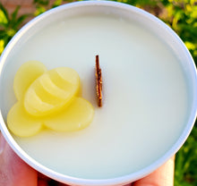 Load image into Gallery viewer, Bee Bug Free... Naturally - Citronella Candle Tins in 4 Aroma Options
