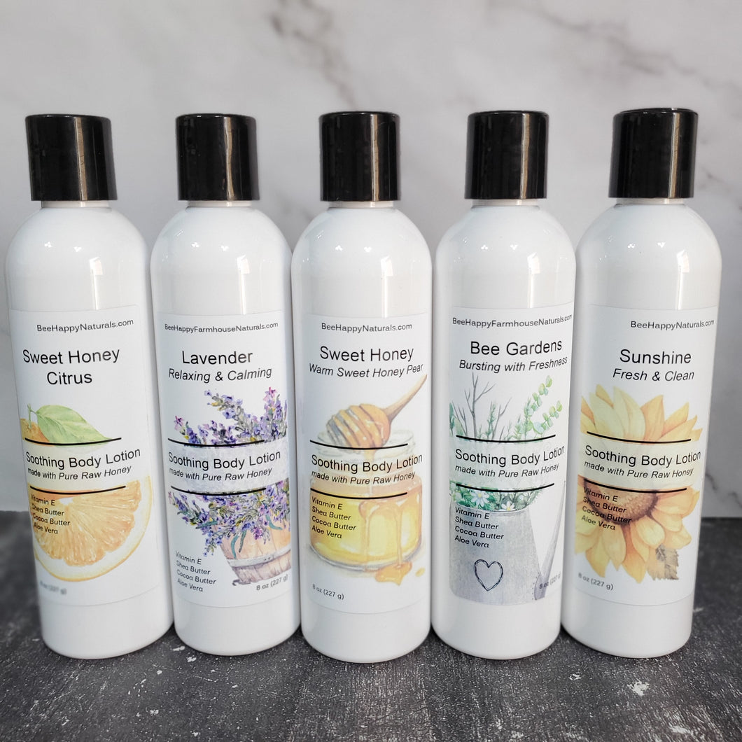 Soothing Honey Butter Body Lotion - 5 Aroma Options