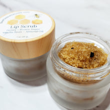 Load image into Gallery viewer, Lip Scrub - Natural Exfoliation - Honey, Brown Sugar, Vanilla Bean - Almond Oil
