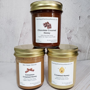 LIMITED RELEASE - Whipped Honey Taster Set of 3 - Honey Gift Set