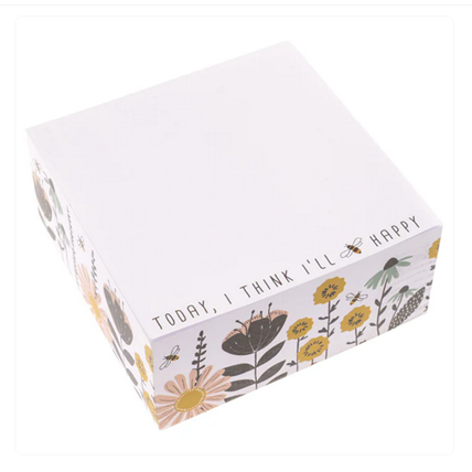 Bee Happy Block Note Pad