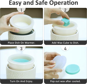 Wax Melt Fragrance Warmer + FREE Wax Melt