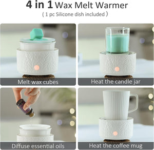 Wax Melt Fragrance Warmer + FREE Wax Melt