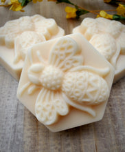 Load image into Gallery viewer, Bee Happy Signature Soap - Honey &amp; Butter Soap - Sweet Citrus Scent
