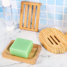 Load image into Gallery viewer, Natural Bambo Soap Holders (5 Styles to Choose From)
