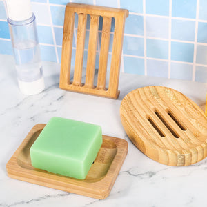 Natural Bambo Soap Holders (5 Styles to Choose From)