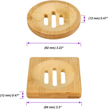 Load image into Gallery viewer, Natural Bambo Soap Holders (5 Styles to Choose From)
